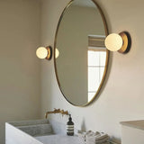 Applique Moderne in Vetro per Bagno Dorato - clowasit.com