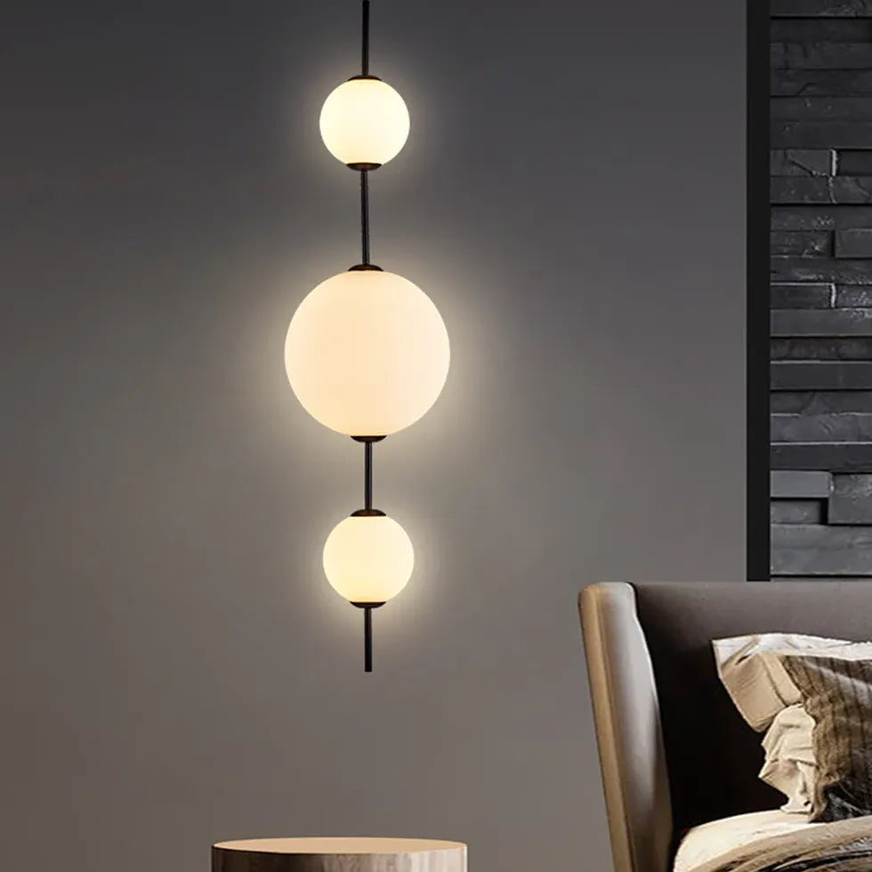 Lampada a sospensione sfere Eleganza in vetro - clowasit.com