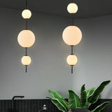 Lampada a sospensione sfere Eleganza in vetro - clowasit.com