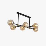 Lampadari Liberty con Sfere in Vetro Dorato - clowasit.com