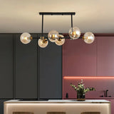 Lampadari Liberty con Sfere in Vetro Dorato - clowasit.com