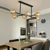 Lampadari Liberty con Sfere in Vetro Dorato - clowasit.com