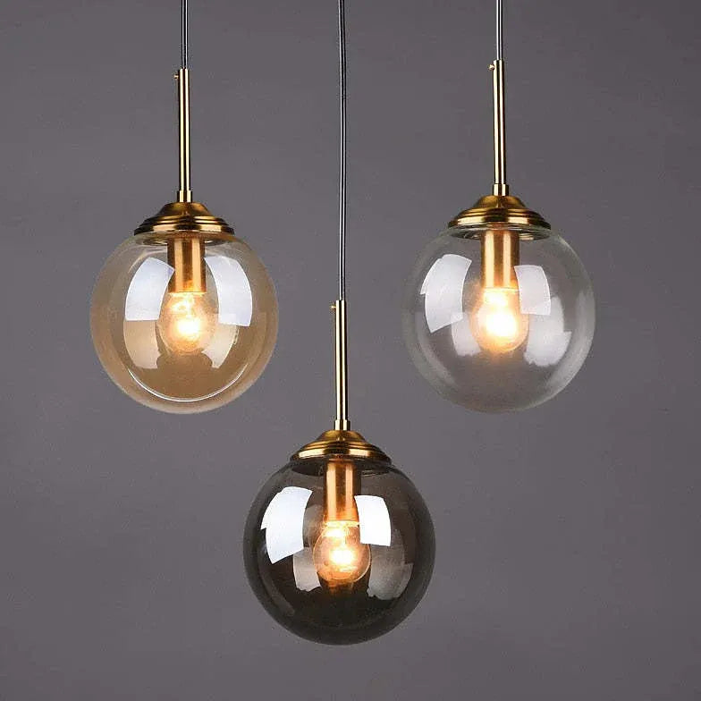Lampade a sospensione in vetro trasparente elegante - clowasit.com
