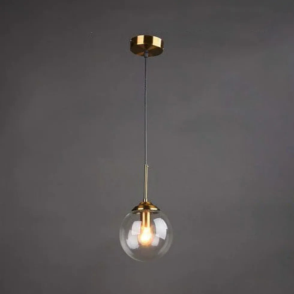Lampade a sospensione in vetro trasparente elegante - clowasit.com