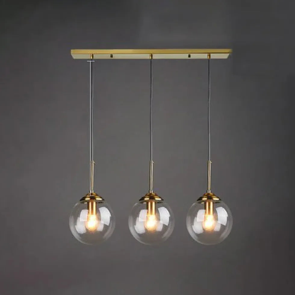 Lampade a sospensione in vetro trasparente elegante - clowasit.com