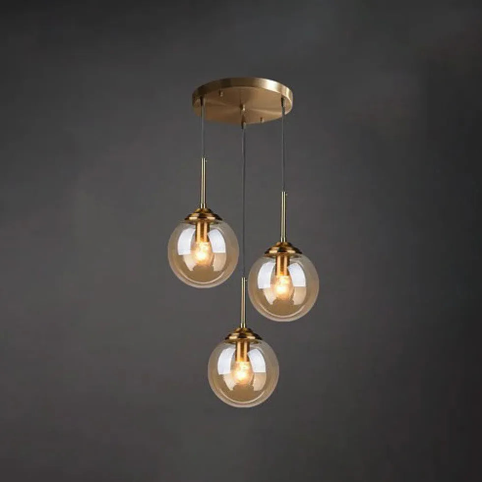 Lampade a sospensione in vetro trasparente elegante - clowasit.com