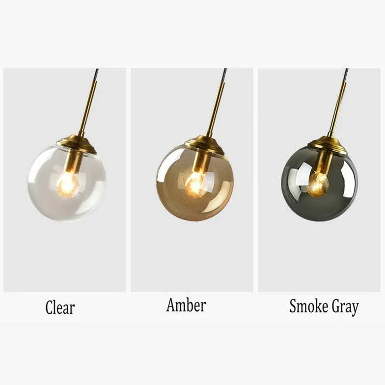 Lampade a sospensione in vetro trasparente elegante - clowasit.com