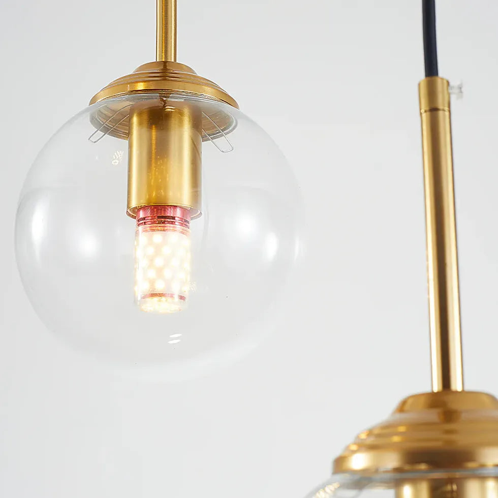Lampade a sospensione in vetro trasparente elegante - clowasit.com