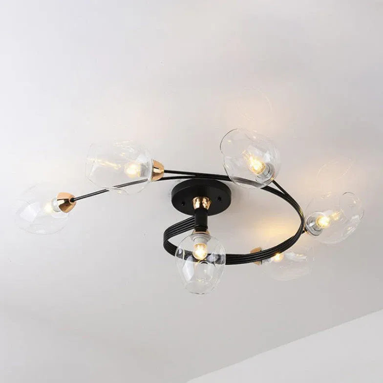 Elegante plafoniera led a soffitto ad anello - clowasit.com