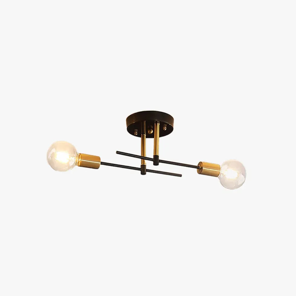 Lampadario Nero e Oro Elegante e Moderno - clowasit.com