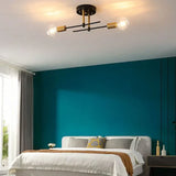 Lampadario Nero e Oro Elegante e Moderno - clowasit.com