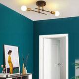 Lampadario Nero e Oro Elegante e Moderno - clowasit.com