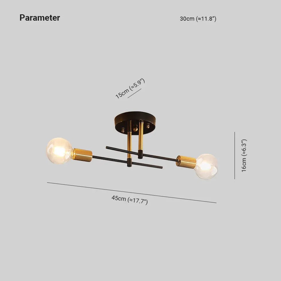 Lampadario Nero e Oro Elegante e Moderno - clowasit.com