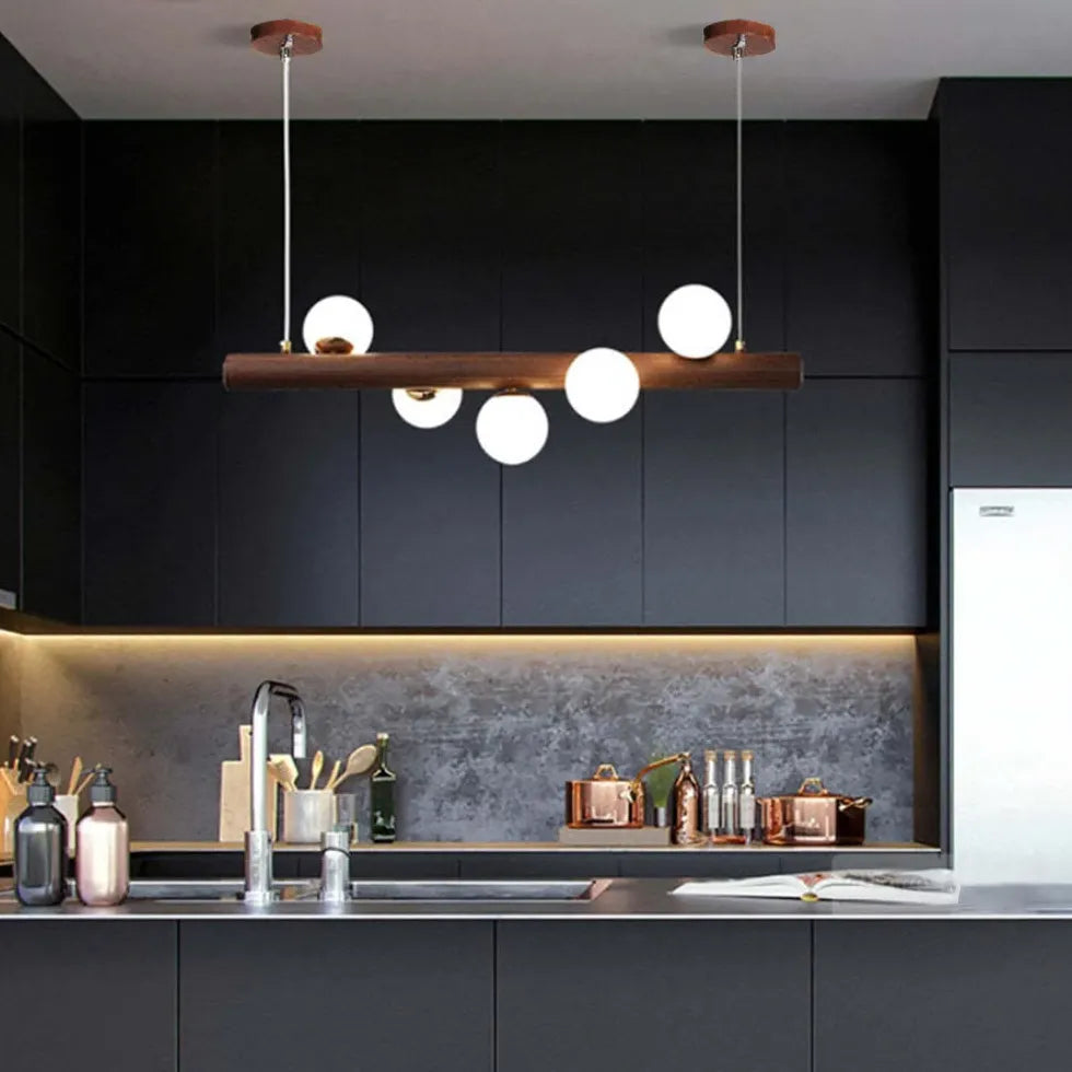 Lampadario con palle Stile nordico in vetro - clowasit.com
