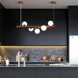 Lampadario con palle Stile nordico in vetro - clowasit.com