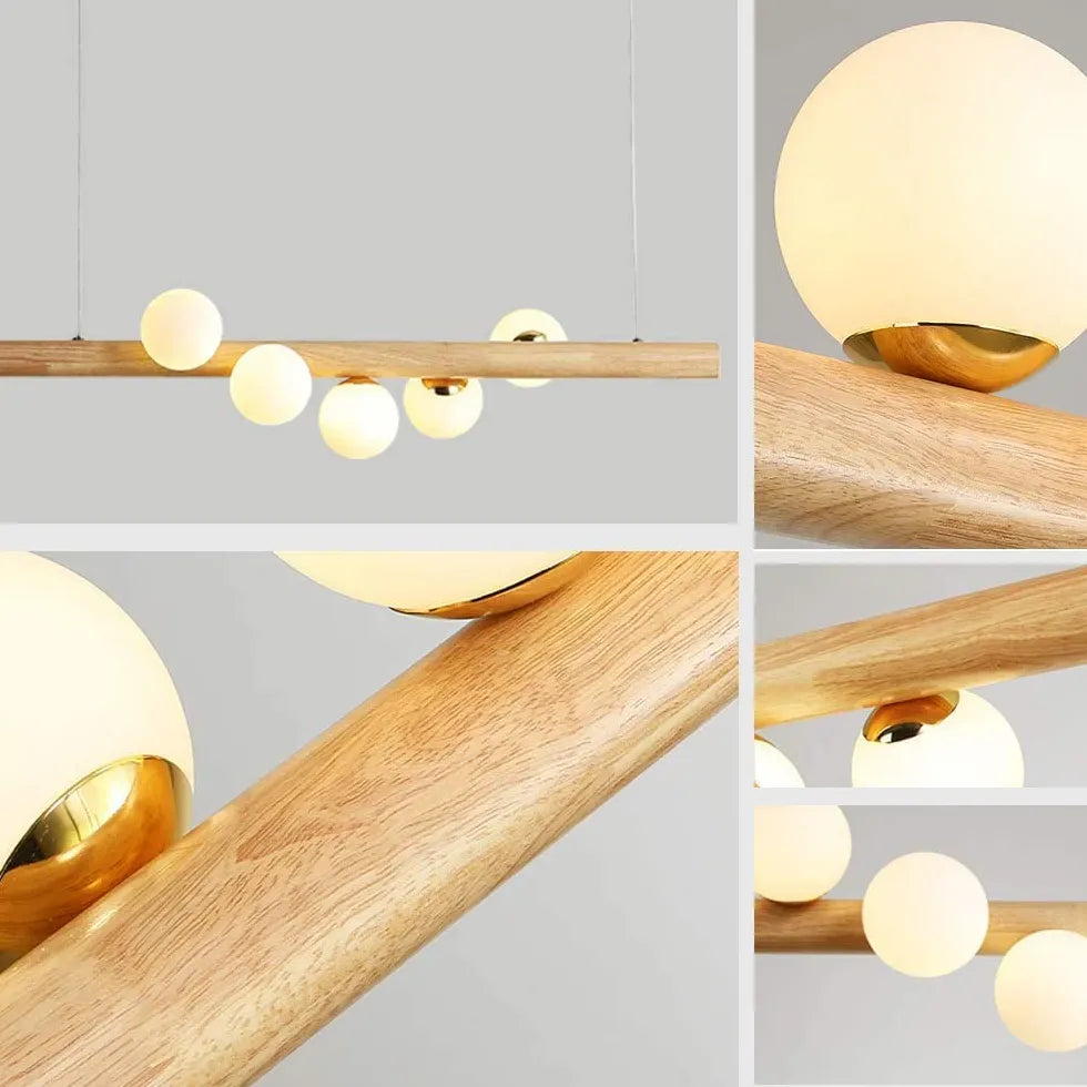 Lampadario con palle Stile nordico in vetro - clowasit.com