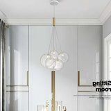 Lampadario Bubble Grandi Sfere in Vetro Trasparente - clowasit.com