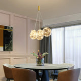 Lampadario Bubble Grandi Sfere in Vetro Trasparente - clowasit.com