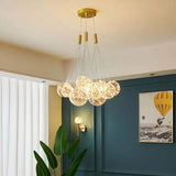Lampadario Bubble Grandi Sfere in Vetro Trasparente - clowasit.com