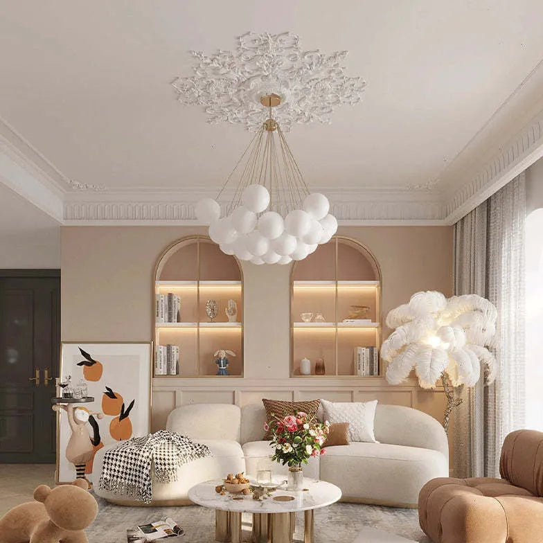 Lampadario Sfere Pendenti Eleganza e Luce Armoniosa - clowasit.com