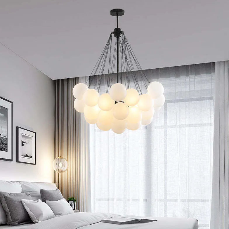 Lampadario Sfere Pendenti Eleganza e Luce Armoniosa - clowasit.com