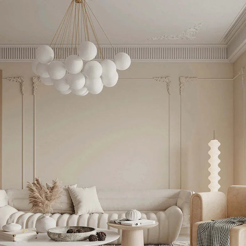 Lampadario Sfere Pendenti Eleganza e Luce Armoniosa - clowasit.com