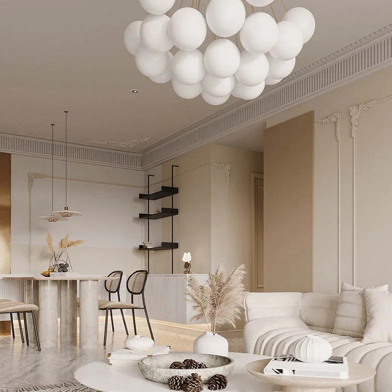 Lampadario Sfere Pendenti Eleganza e Luce Armoniosa - clowasit.com