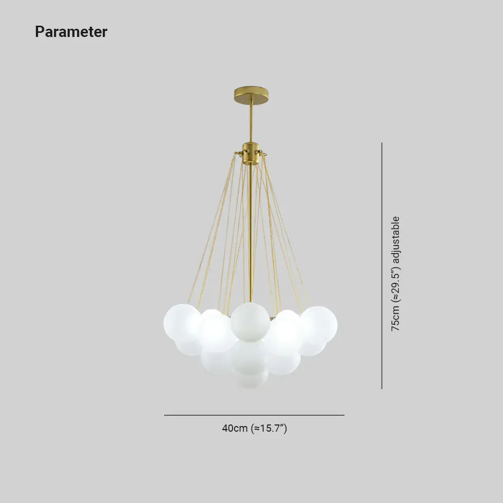 Lampadario Sfere Pendenti Eleganza e Luce Armoniosa - clowasit.com