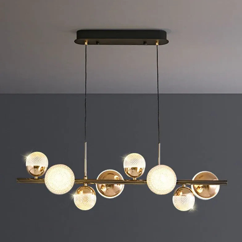 Lampadari Lunghi In Cristallo e Oro - clowasit.com