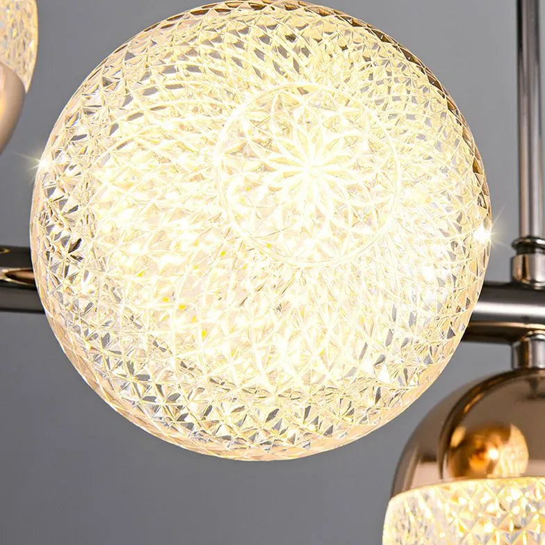 Lampadari Lunghi In Cristallo e Oro - clowasit.com