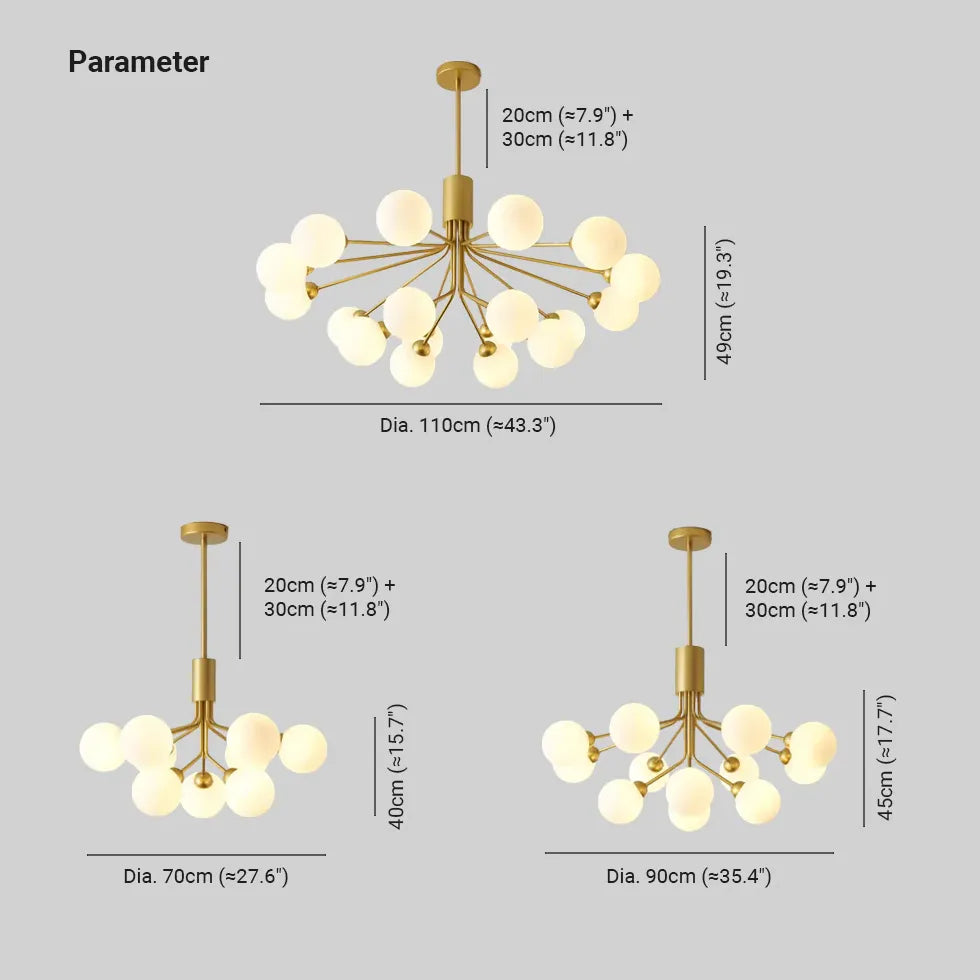 Lampadario sospeso moderno bouquet per camera - clowasit.com