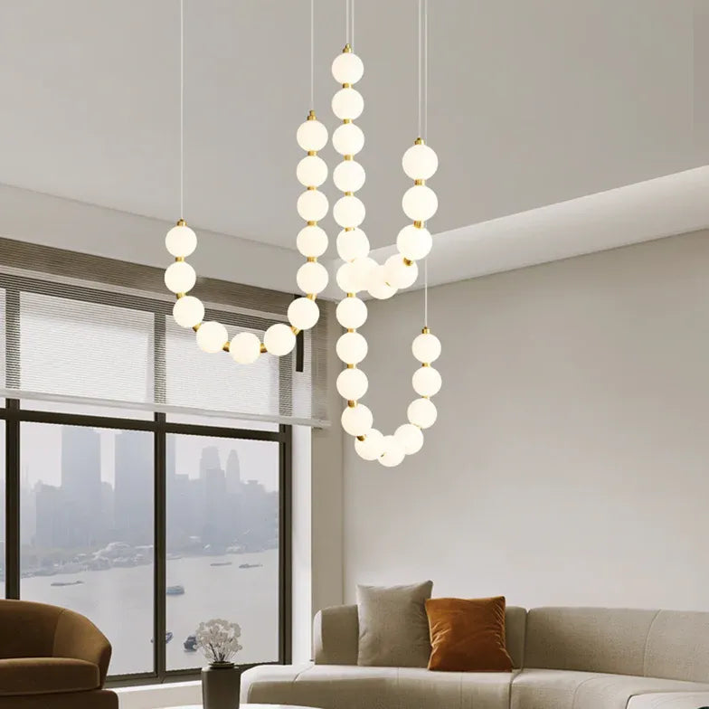 Sospensione Led Lampadari Moderni Design Elegante Bianco - clowasit.com