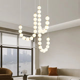 Sospensione Led Lampadari Moderni Design Elegante Bianco - clowasit.com