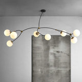 Lampadario a lampada nero design moderno minimalista - clowasit.com