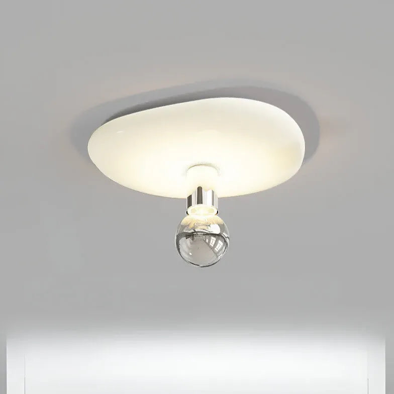 Plafoniera Rossa Design Circolare Irregolare - clowasit.com