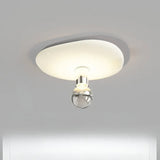 Plafoniera Rossa Design Circolare Irregolare - clowasit.com