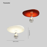 Plafoniera Rossa Design Circolare Irregolare - clowasit.com