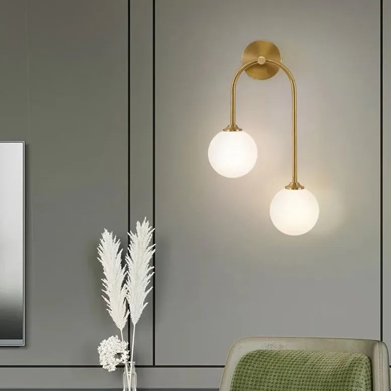 Lampadari da muro design moderno in ottone - clowasit.com