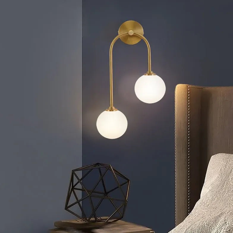 Lampadari da muro design moderno in ottone - clowasit.com