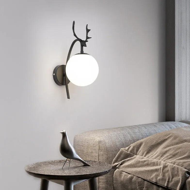 Lampadario muro vetro camera da letto elegante - clowasit.com