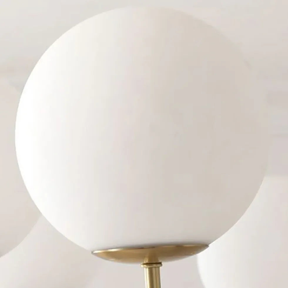 Lampadario moderno sferico elegante dorato - clowasit.com