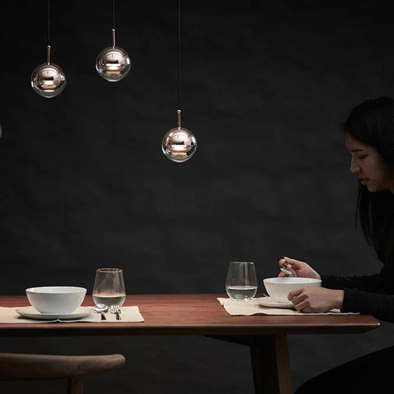 Lampadario sospensione moderno led vetro e metallo - clowasit.com