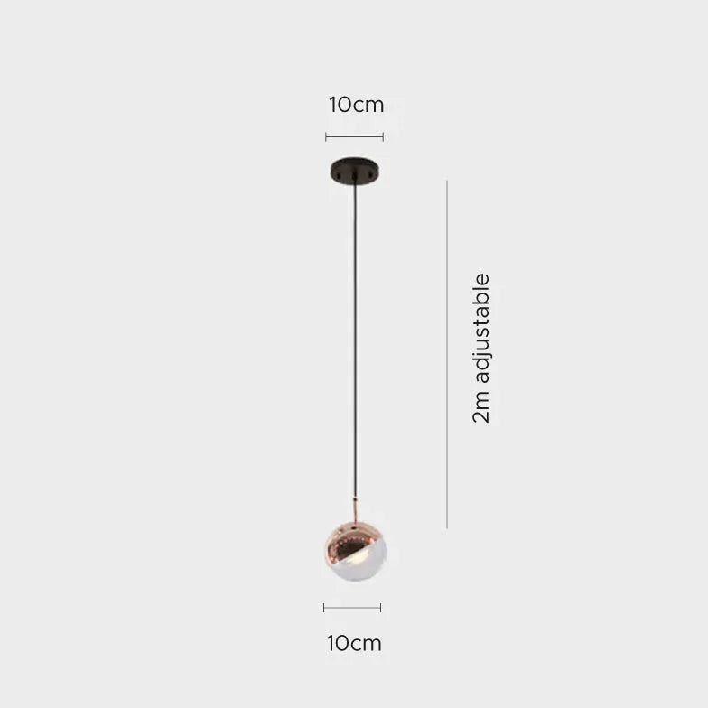 Lampadario sospensione moderno led vetro e metallo - clowasit.com
