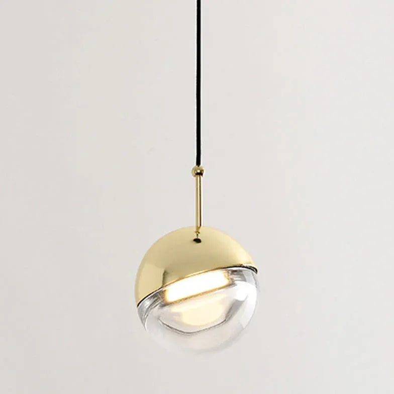 Lampadario sospensione moderno led vetro e metallo - clowasit.com
