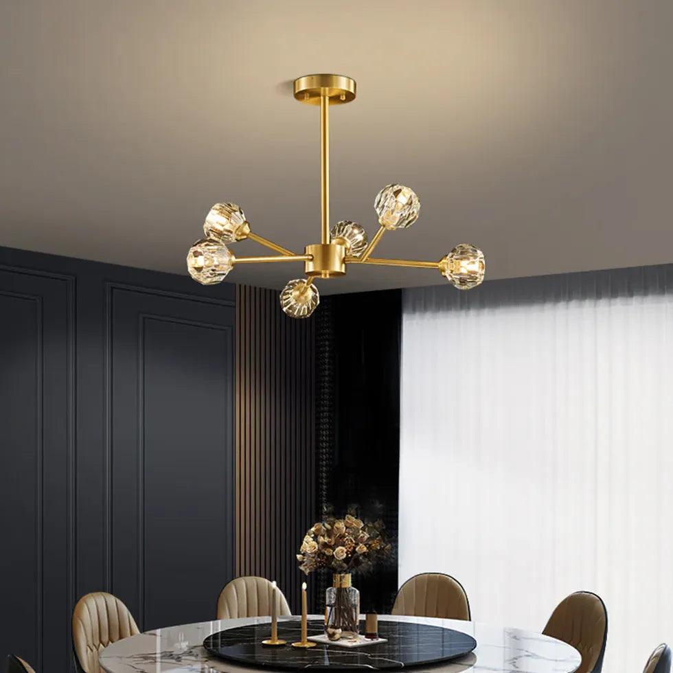 Coppe per lampadari moderni in vetro dorato - clowasit.com