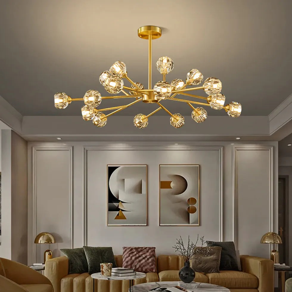 Coppe per lampadari moderni in vetro dorato - clowasit.com