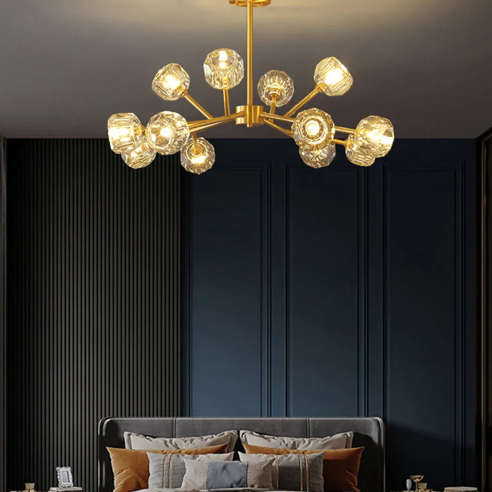 Coppe per lampadari moderni in vetro dorato - clowasit.com