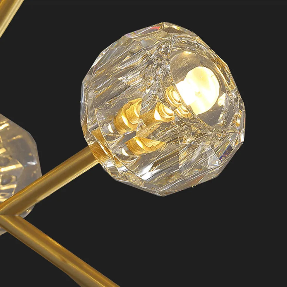 Coppe per lampadari moderni in vetro dorato - clowasit.com