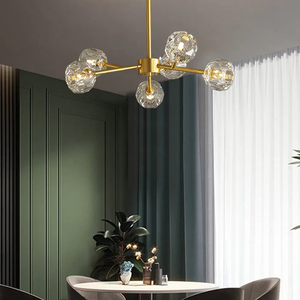 Coppe per lampadari moderni in vetro dorato - clowasit.com