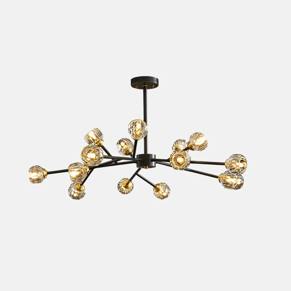 Coppe per lampadari moderni in vetro dorato - clowasit.com